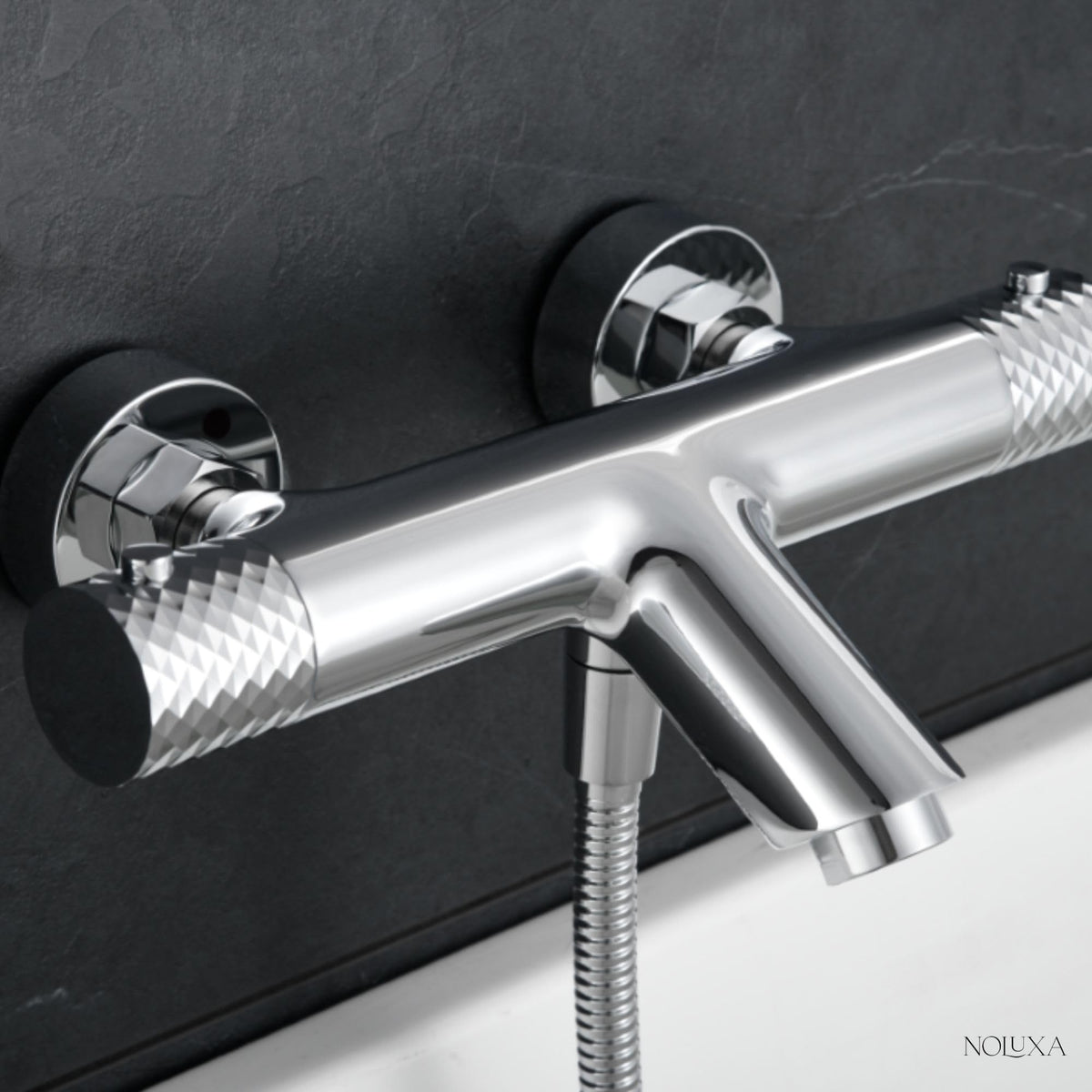 GRIFO BAÑERA Y DUCHA TERMOSTÁTICO SERIE GÉNOVA