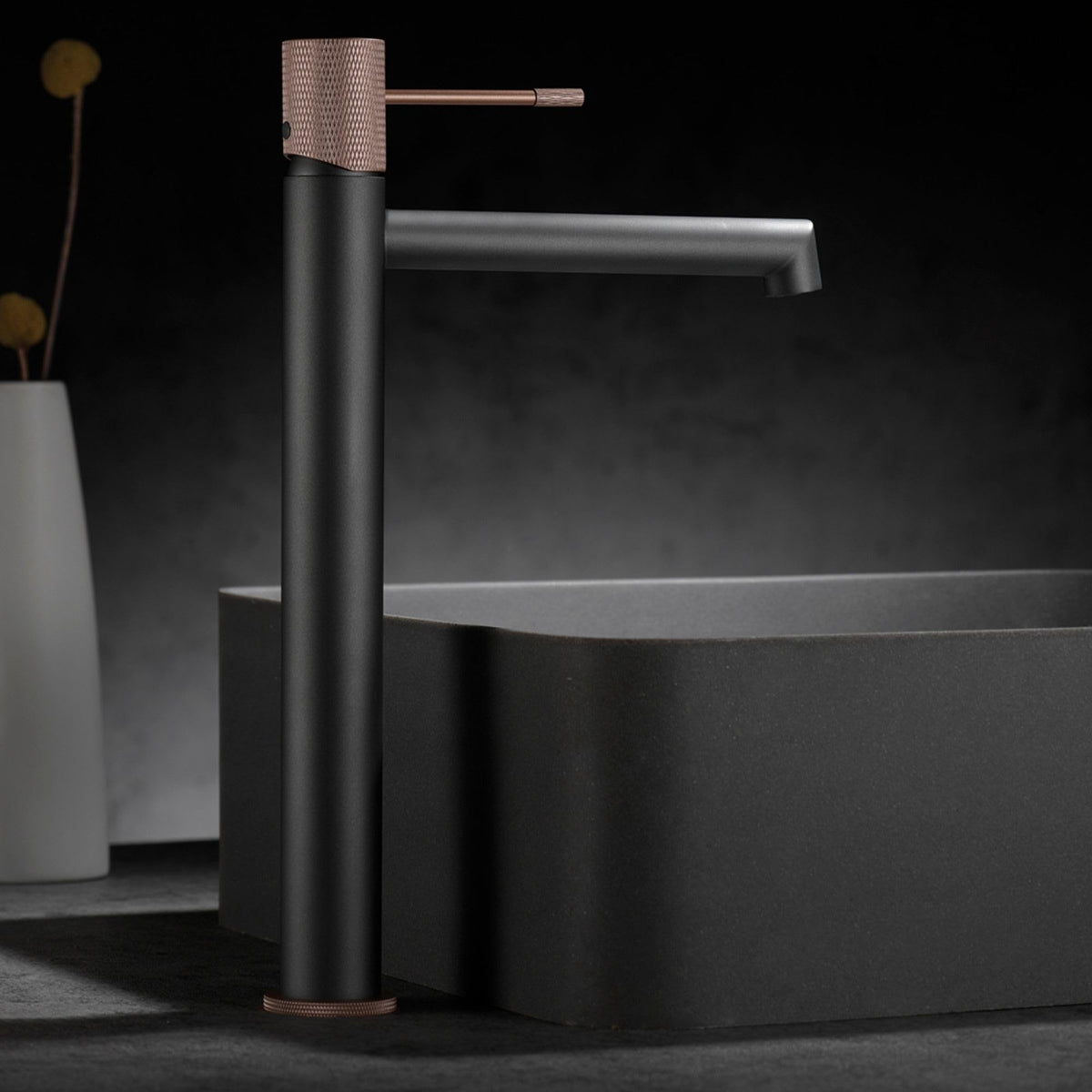 Mitigeur de lavabo à bec haut Série LINE