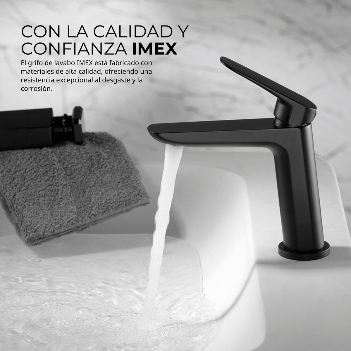 GRIFO LAVABO CAÑO BAJO MONOMANDO SERIE BELGICA