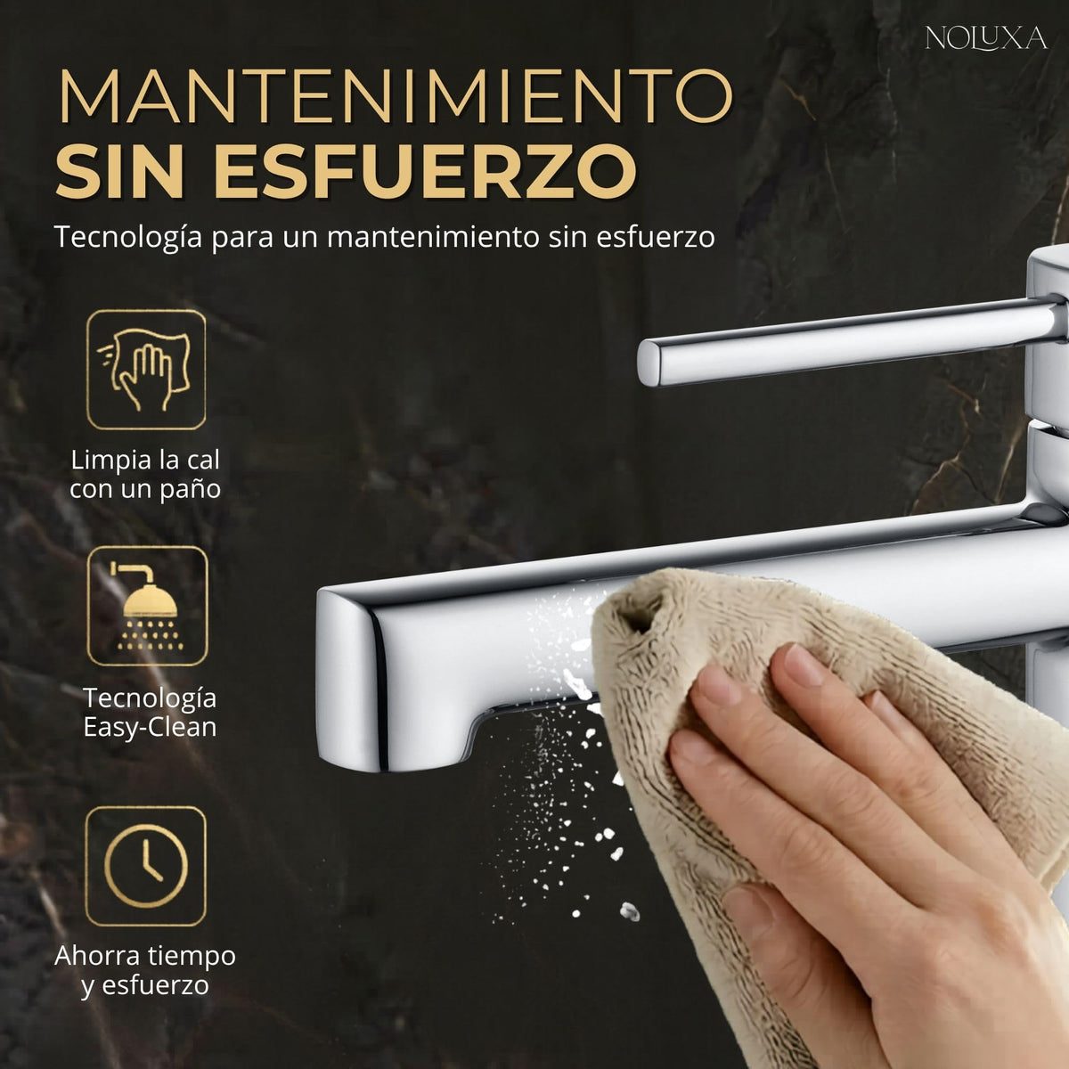 Mitigeur de lavabo à bec bas Série TOSCANA