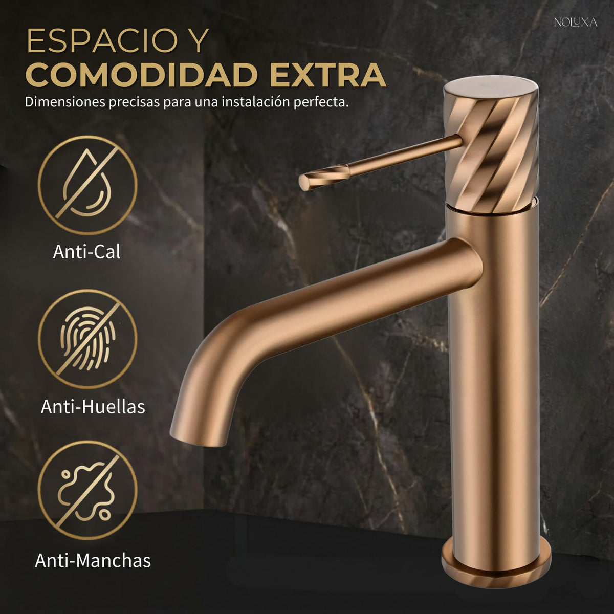 Miscelatore monocomando per lavabo con canna bassa Serie BLESS
