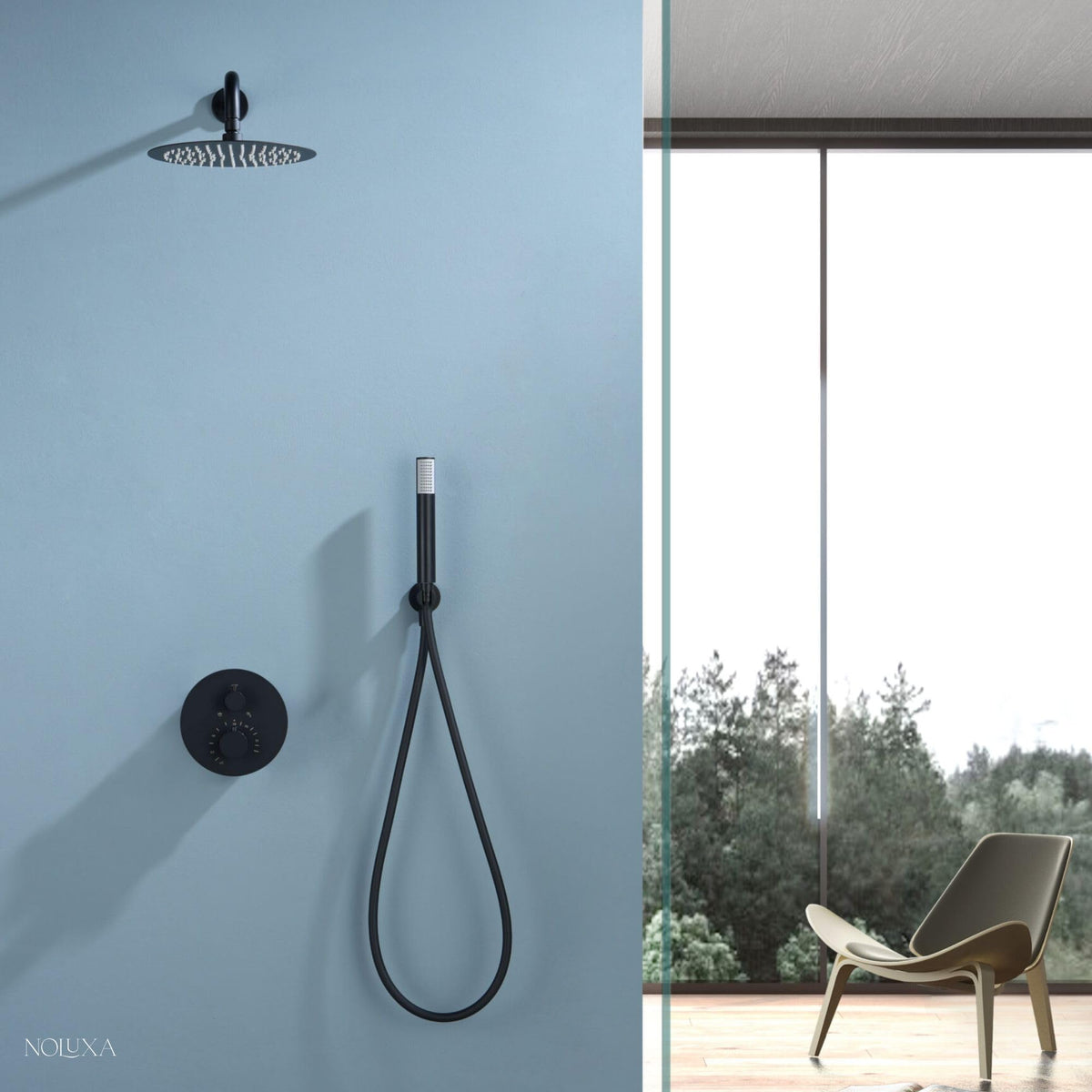 DUCHA EMPOTRADA TERMOSTÁTICA SERIE BLESS