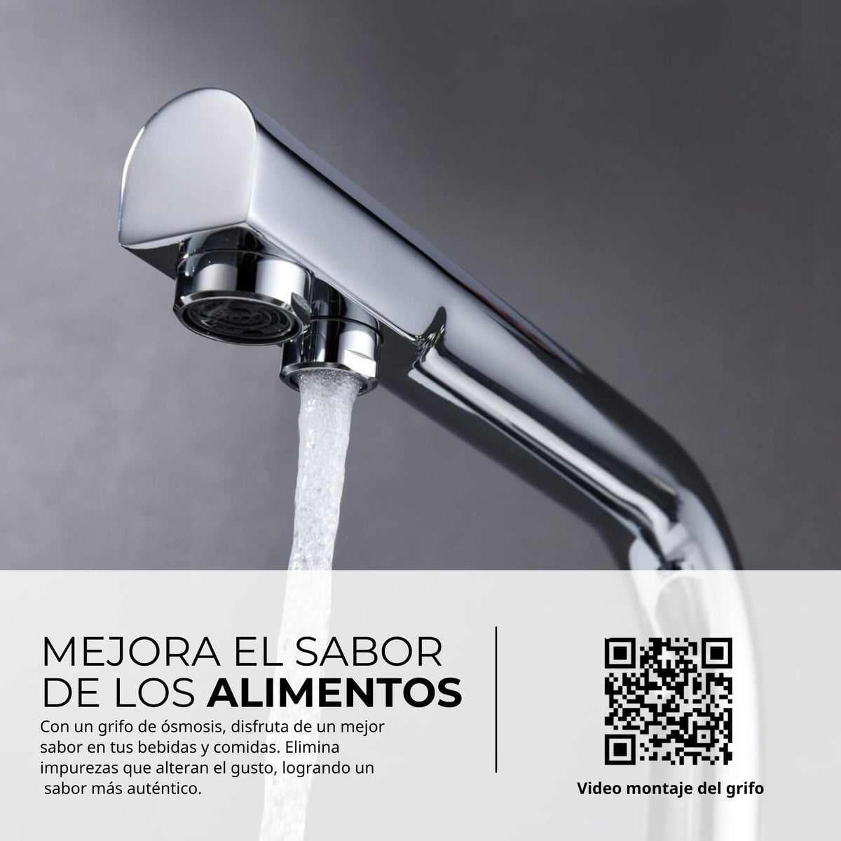 GRIFO DE COCINA OSMOSIS SERIE MARSELLA