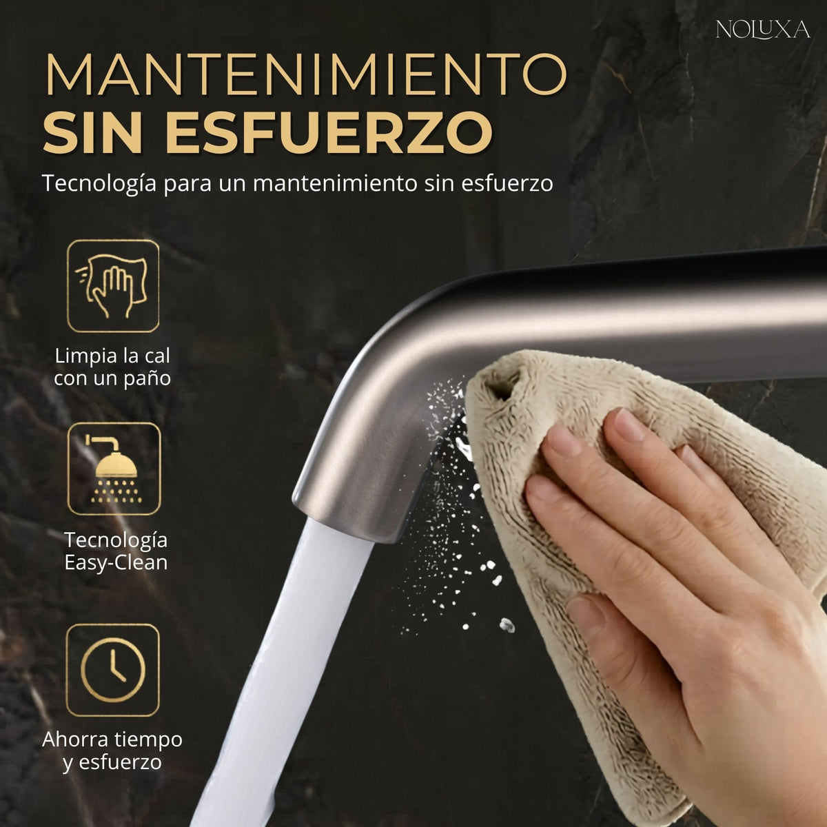 GRIFO LAVABO EMPOTRADO MONOMANDO SERIE GÉNOVA