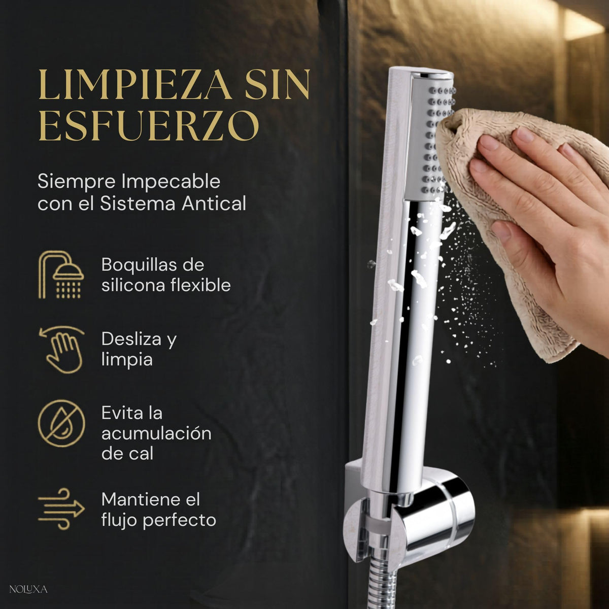 GRIFO BAÑERA Y DUCHA TERMOSTÁTICO SERIE BLESS