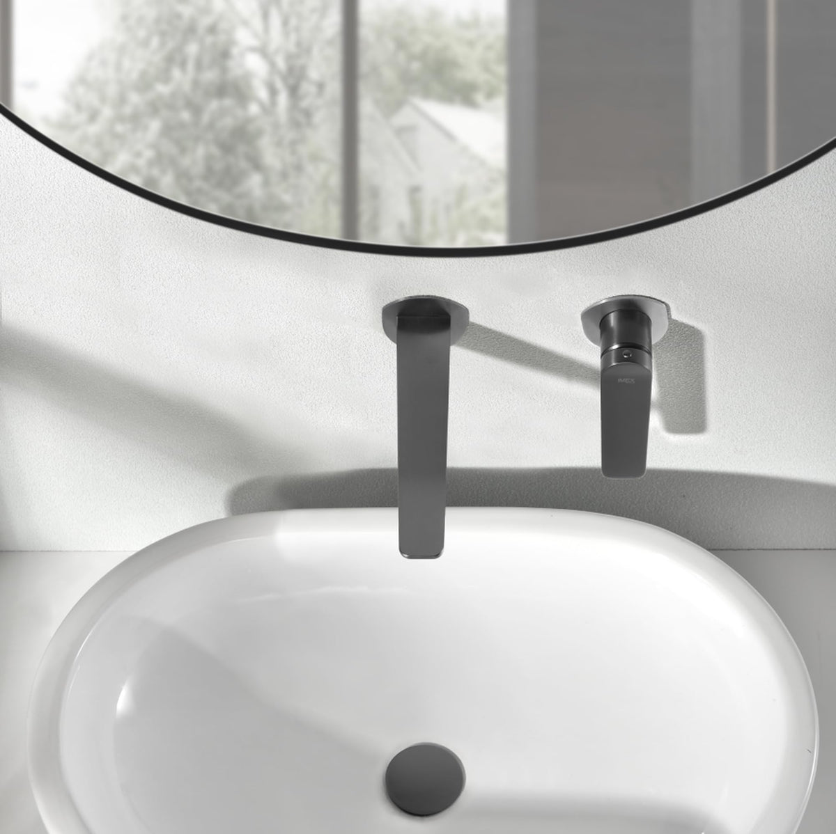 GRIFO LAVABO EMPOTRADO MONOMANDO SERIE NÁPOLES