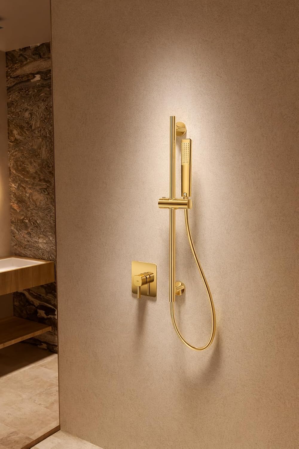 CONCEALED SHOWER 1-OUTLET TOSCANA SERIES (WITHOUT OVERHEAD SHOWER HEAD)