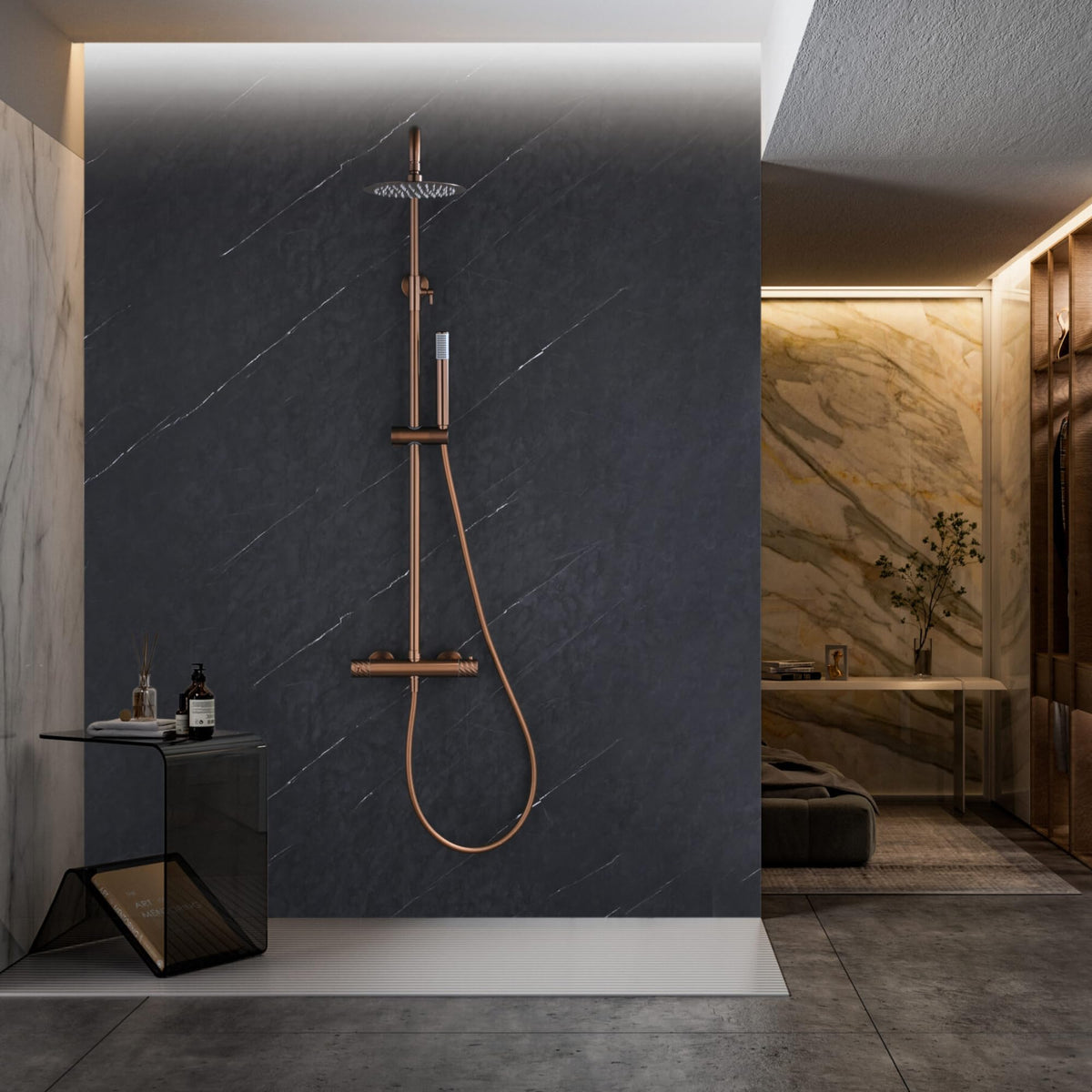 COLUMNA DE DUCHA TERMOSTÁTICA SERIE BLESS
