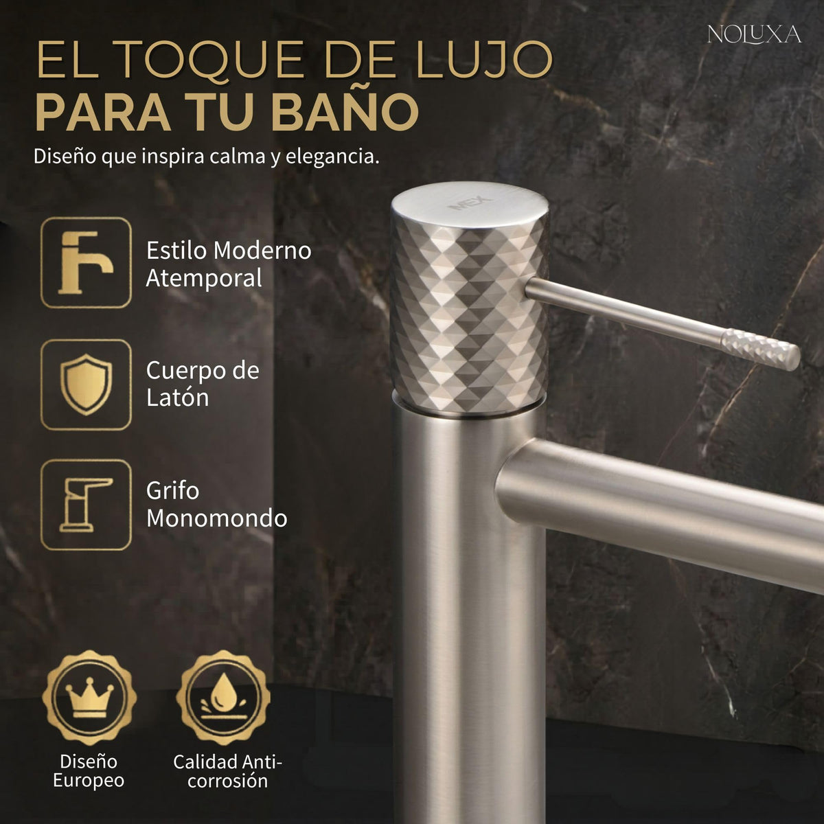 Low-spout single-lever basin mixer GÉNOVA SERIES