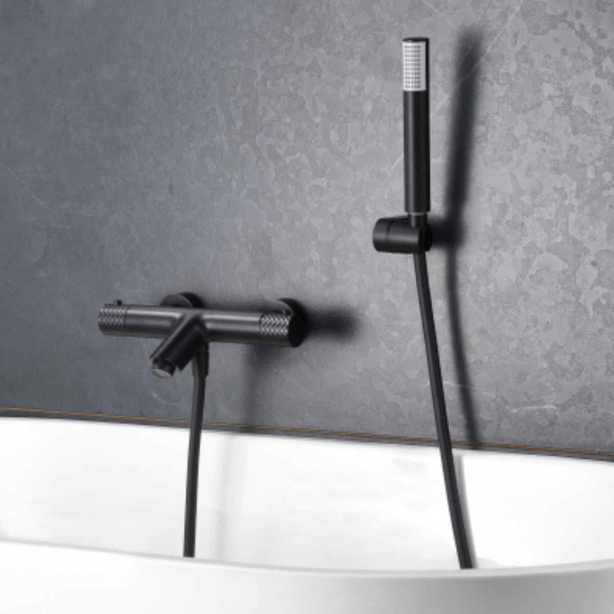 GRIFO BAÑERA Y DUCHA TERMOSTÁTICO SERIE GÉNOVA
