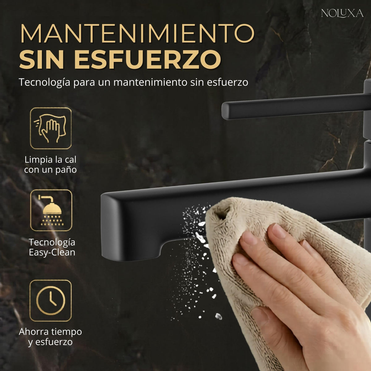 Mitigeur de lavabo à bec bas Série TOSCANA
