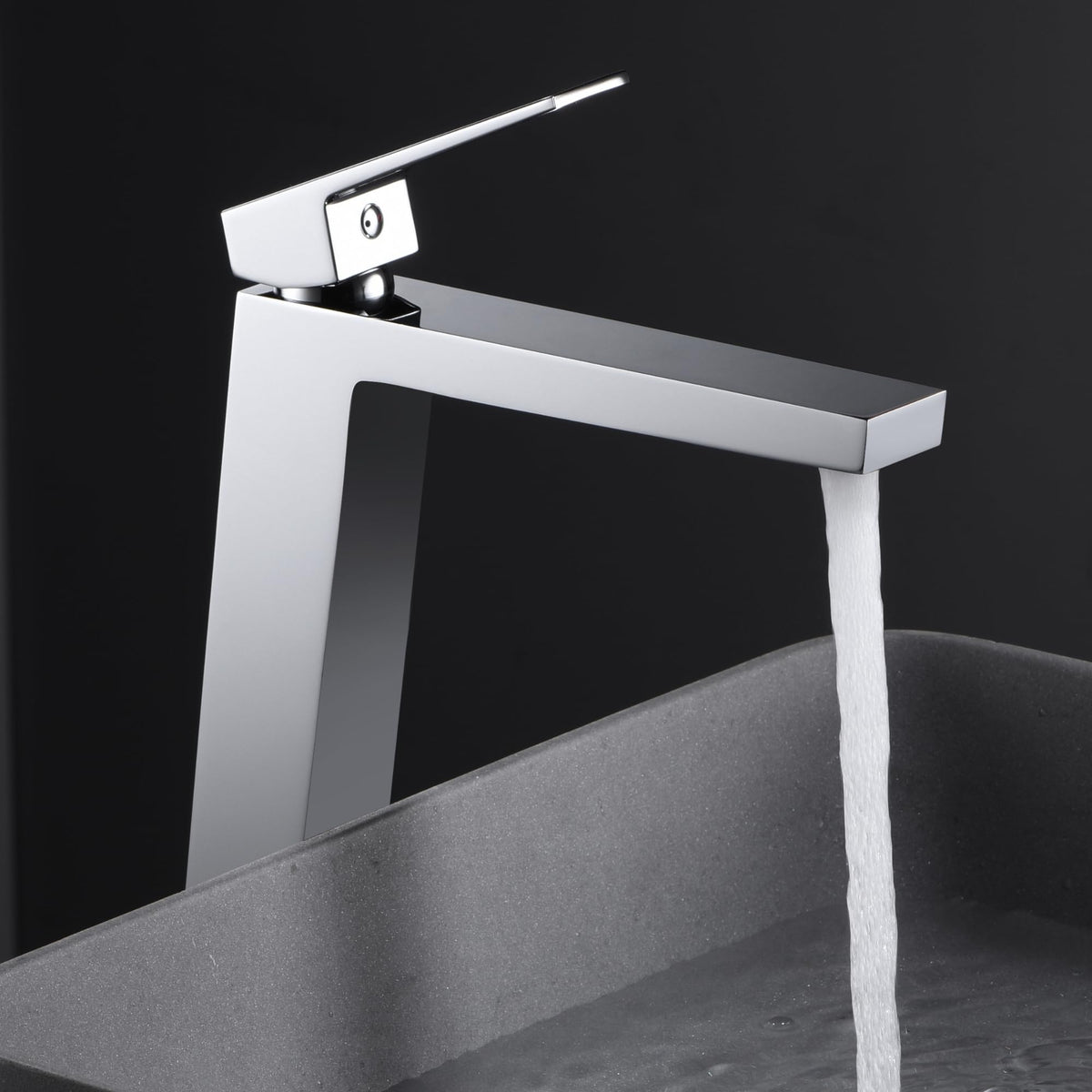 Tall-spout single-lever basin mixer ART SERIES