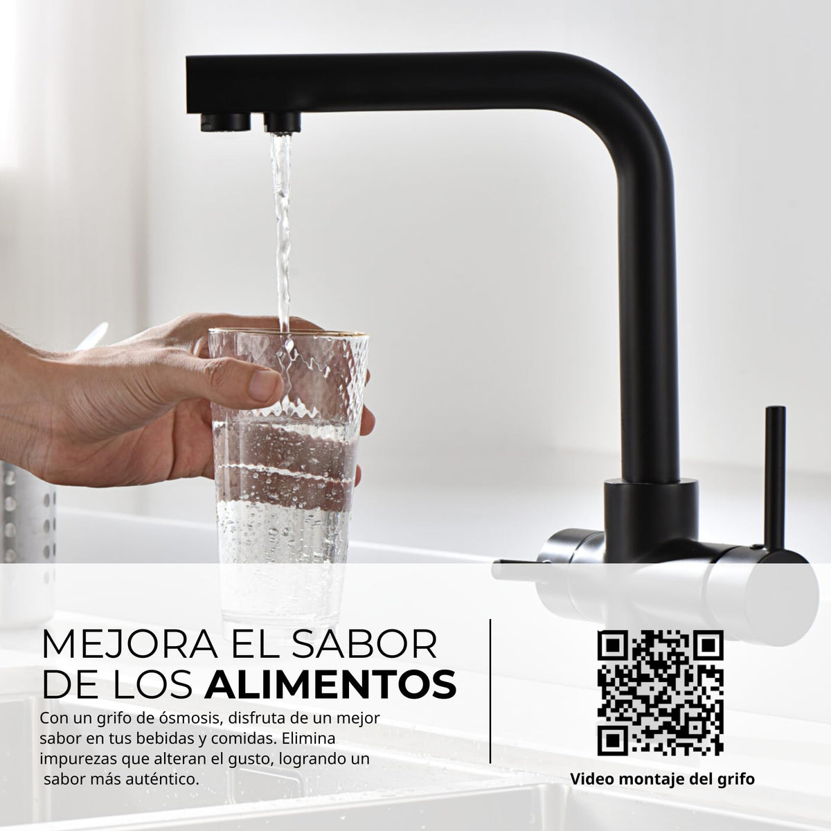 GRIFO DE COCINA OSMOSIS SERIE MARSELLA