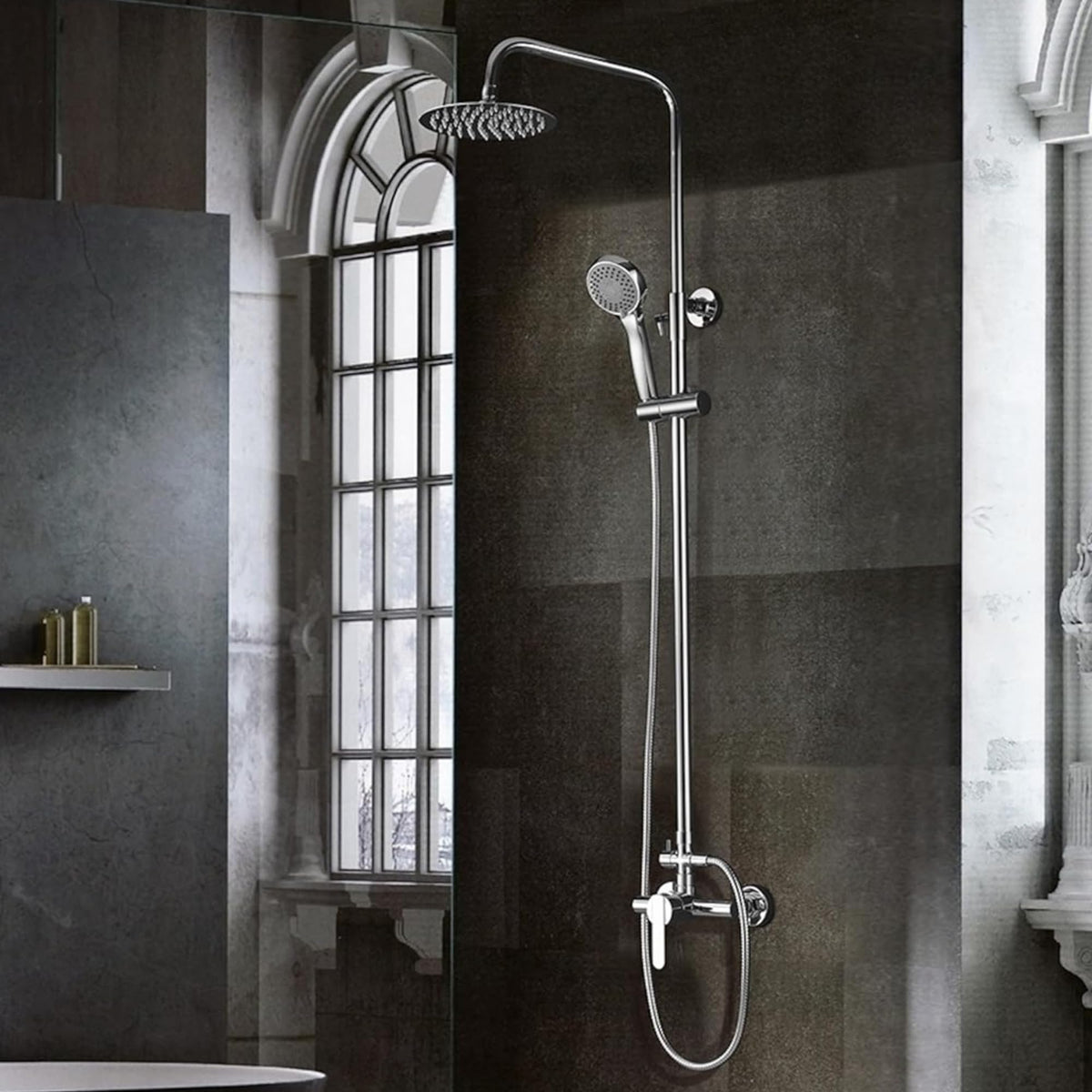 SINGLE-LEVER SHOWER COLUMN ROMA SERIES