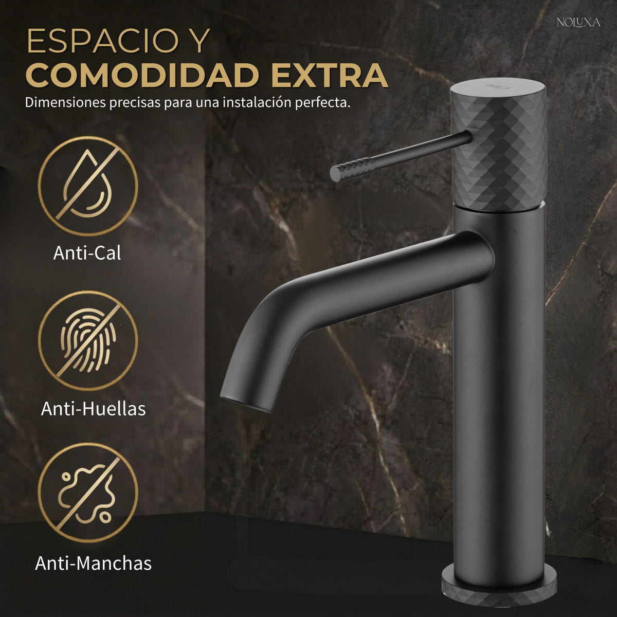 Low-spout single-lever basin mixer GÉNOVA SERIES