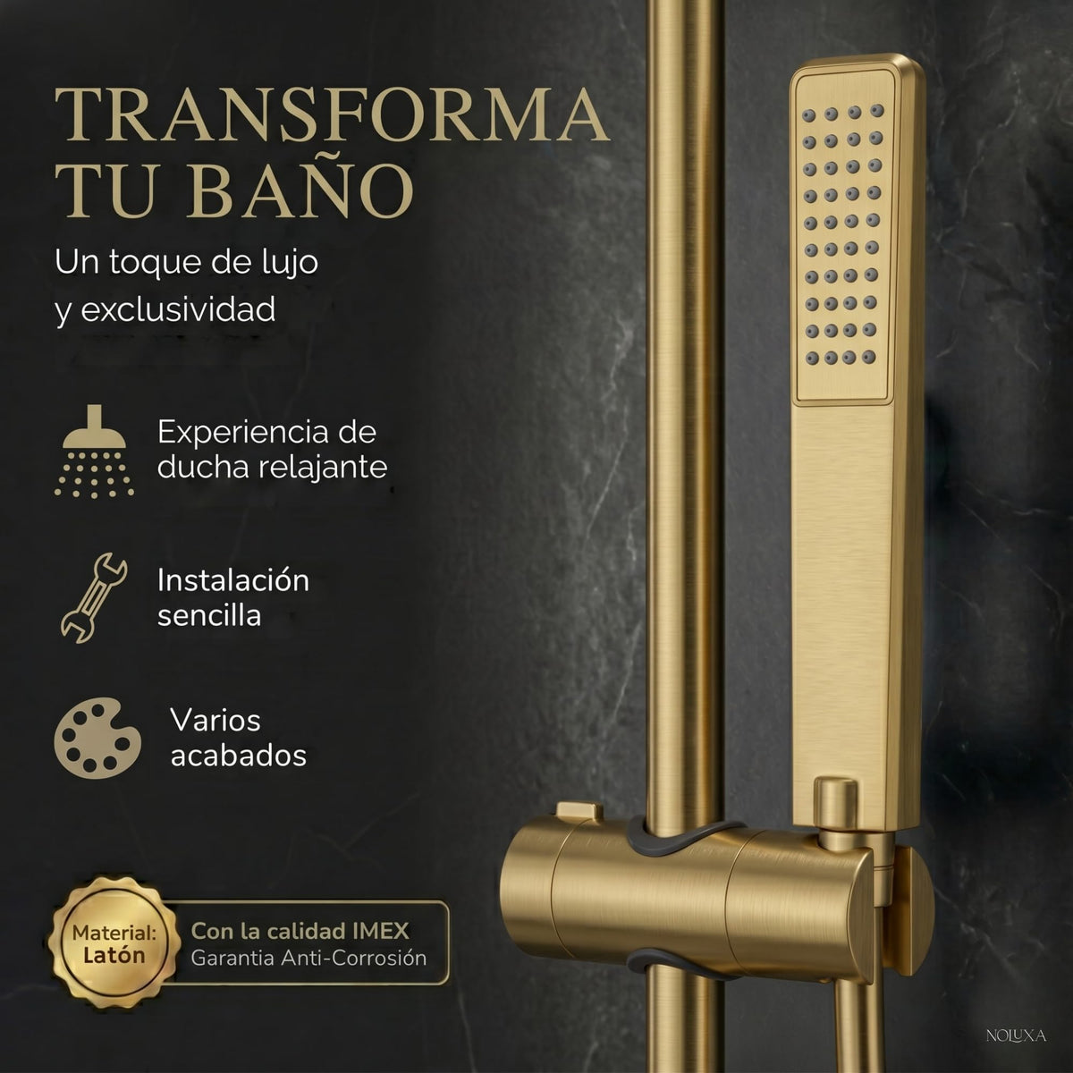 COLUMNA DE DUCHA TERMOSTÁTICA SERIE FIRENZE