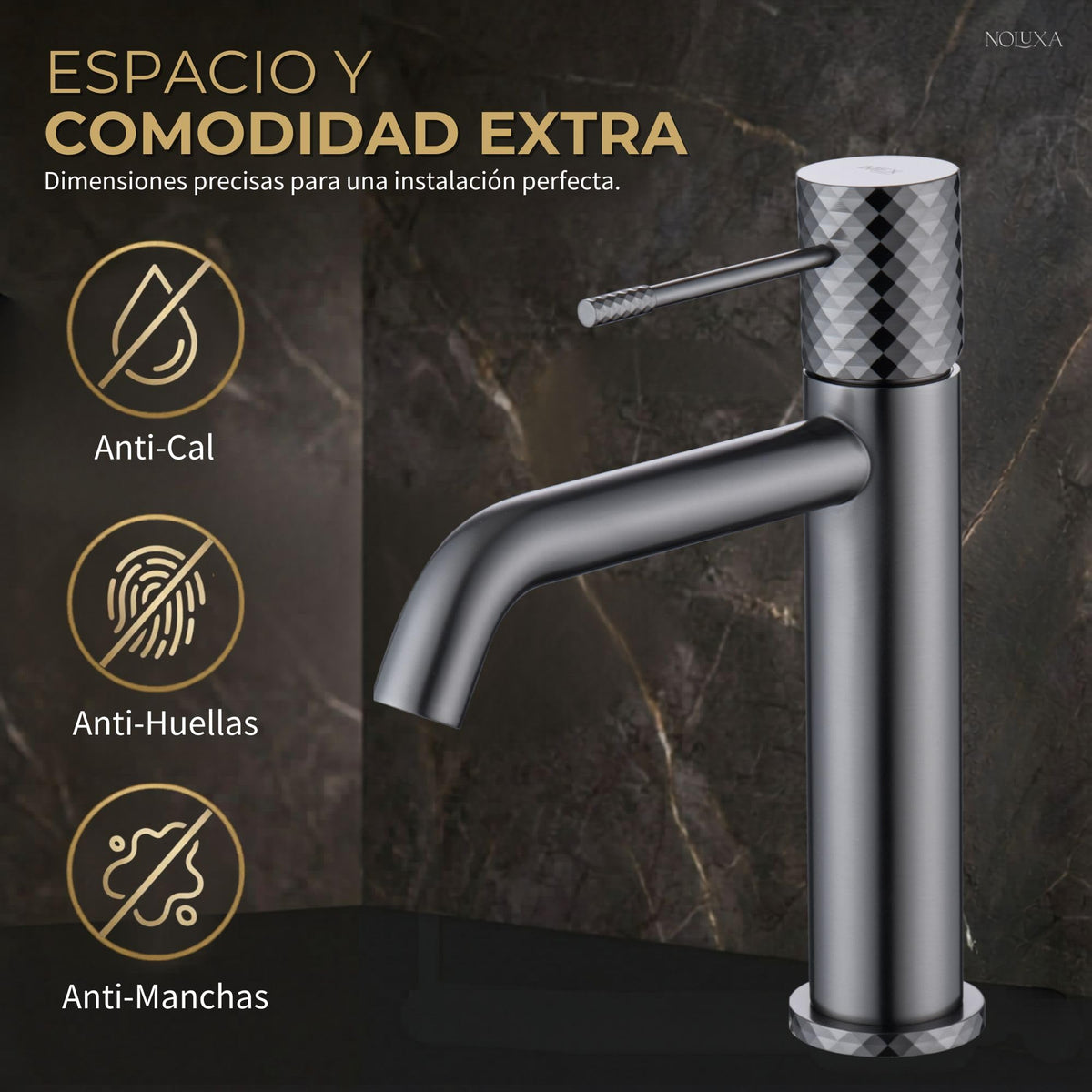 Low-spout single-lever basin mixer GÉNOVA SERIES