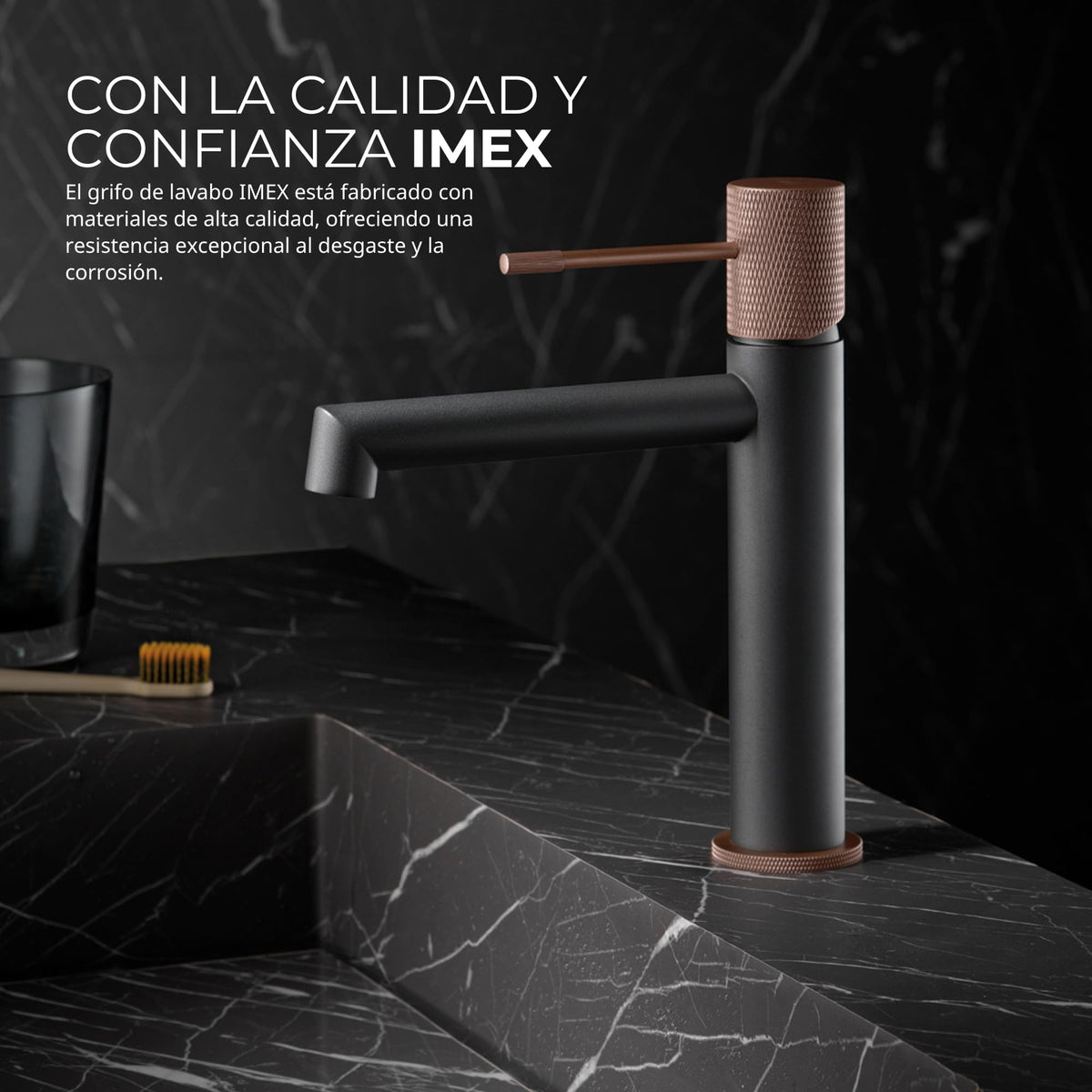 Miscelatore monocomando per lavabo con canna bassa Serie LINE