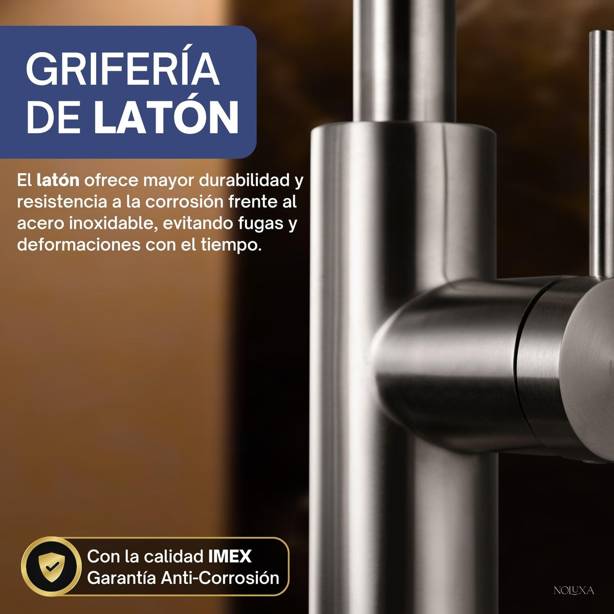 GRIFO DE COCINA EXTRAÍBLE CON DIFUSOR SERIE OPORTO