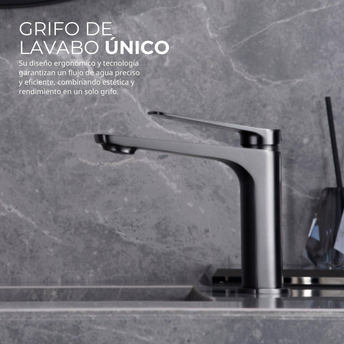GRIFO LAVABO CAÑO BAJO MONOMANDO SERIE NÁPOLES