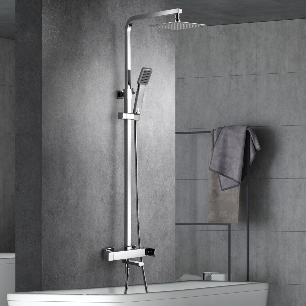 COLUMNA DE BAÑERA MONOMANDO SERIE FIYI