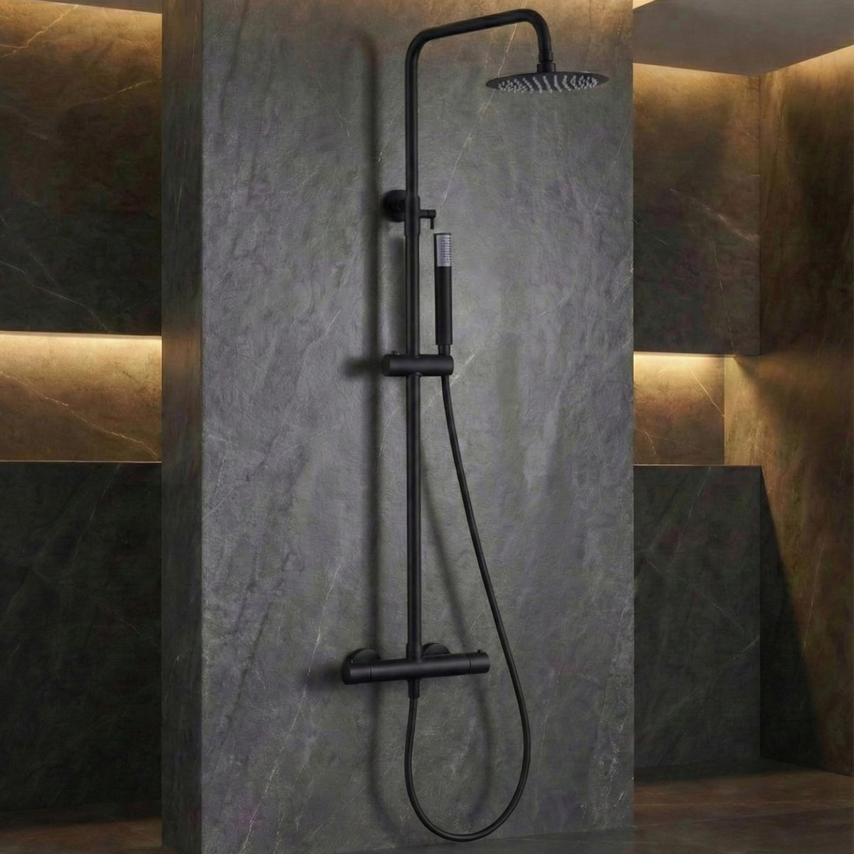 COLUMNA DE DUCHA TERMOSTÁTICA SERIE MONZA