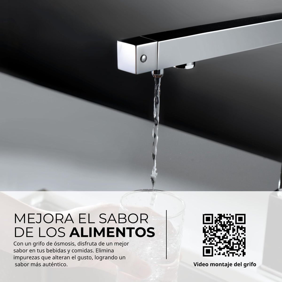 GRIFO DE COCINA OSMOSIS SERIE CAPRI