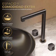 GRIFO LAVABO CAÑO ALTO BIMANDO SERIE FIRENZE