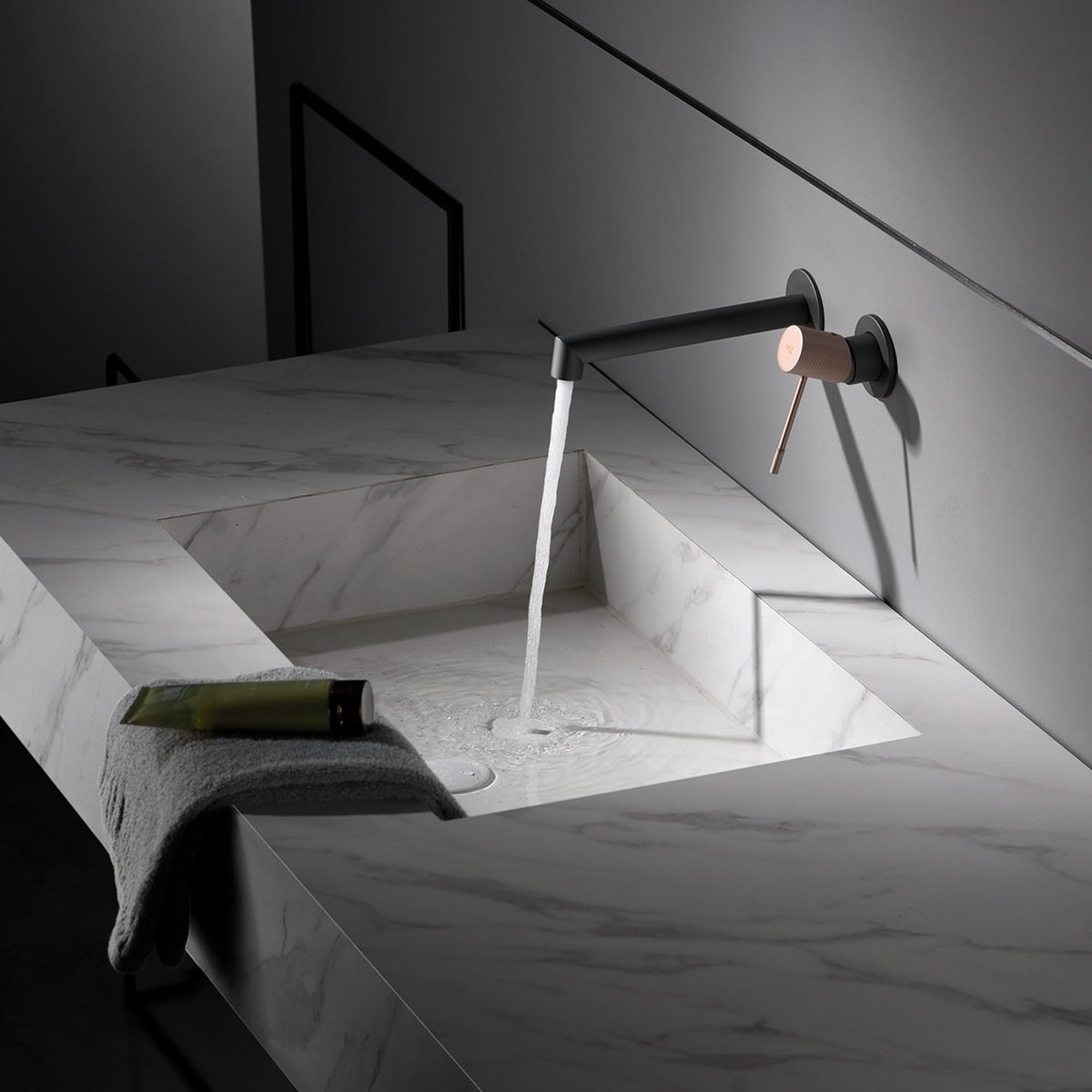 GRIFO LAVABO EMPOTRADO MONOMANDO SERIE LINE