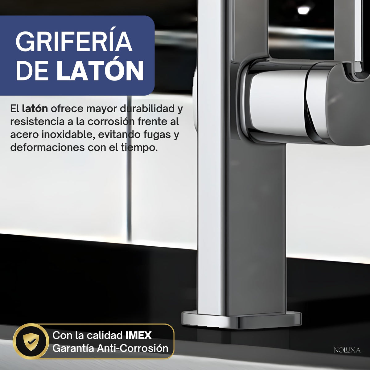 GRIFO DE COCINA EXTRAÍBLE CON DIFUSOR SERIE CANADA