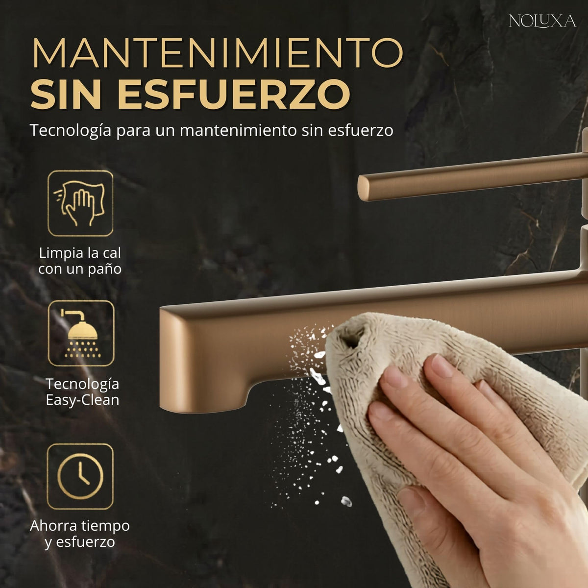 Mitigeur de lavabo à bec bas Série TOSCANA