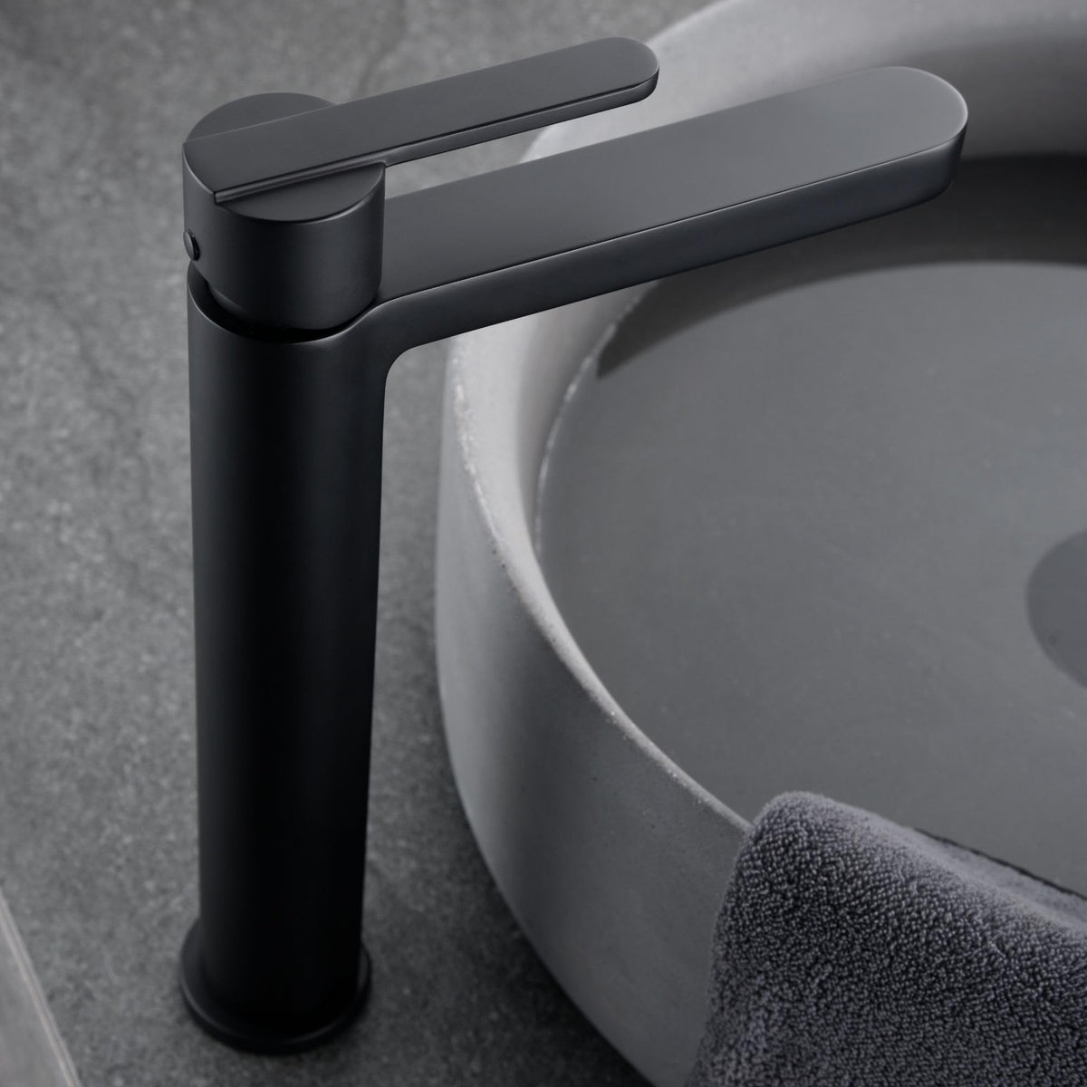 GRIFO LAVABO CAÑO ALTO MONOMANDO SERIE ROMA