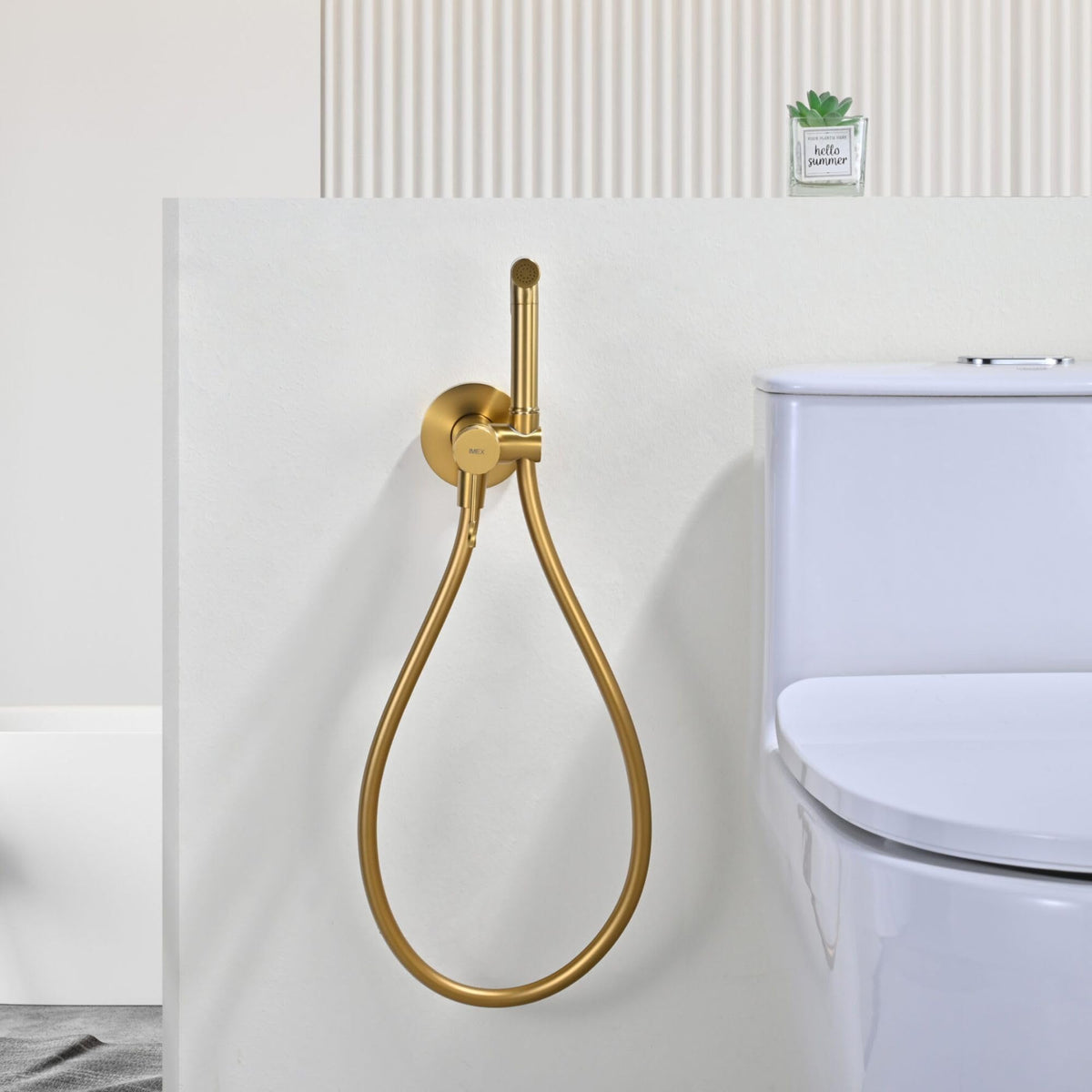 DUCHA HIGIÉNICA EMPOTRADA PARA WC SERIE BLESS