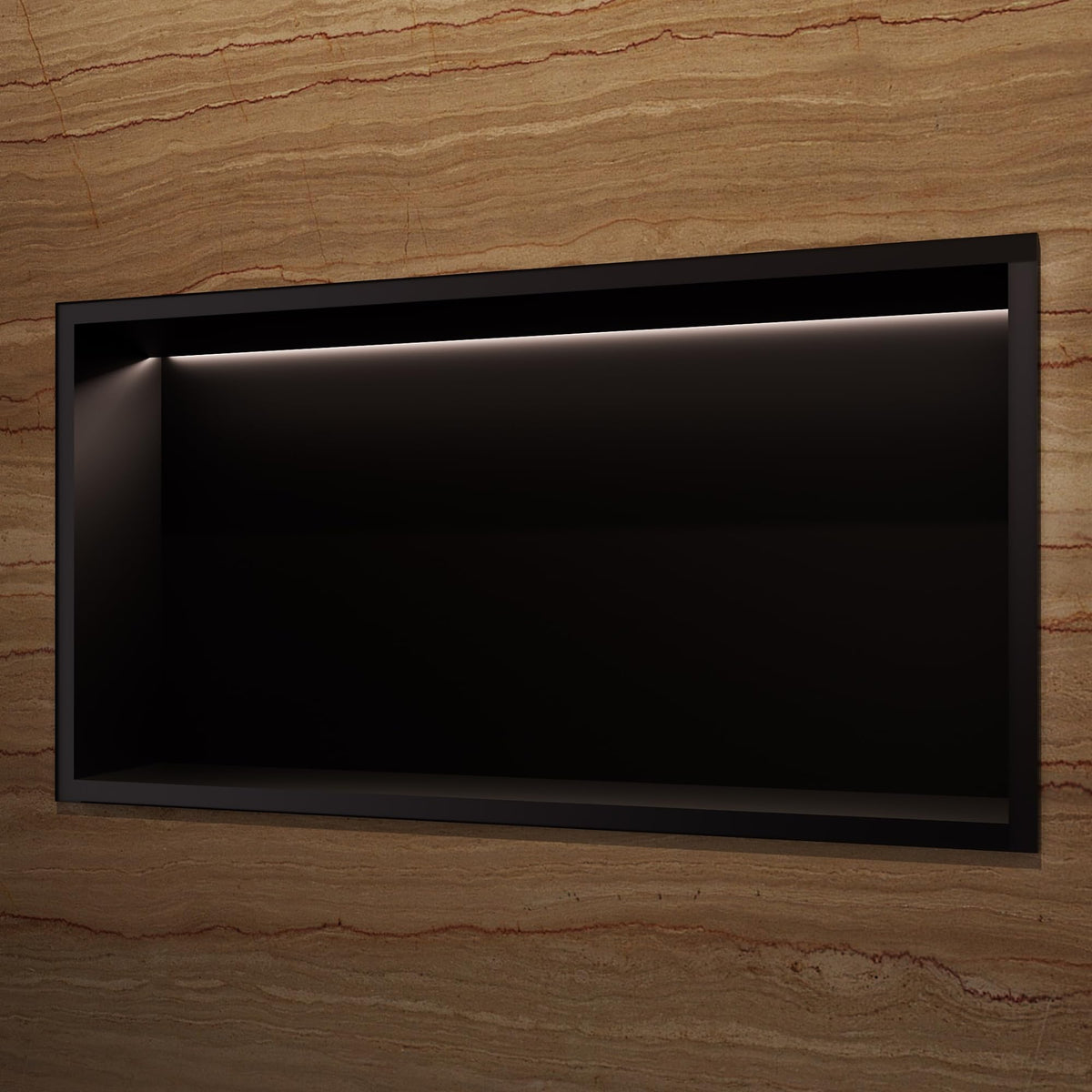 HORNACINA RECTANGULAR 63X33CM CON LUZ LED SERIE OCEANIC