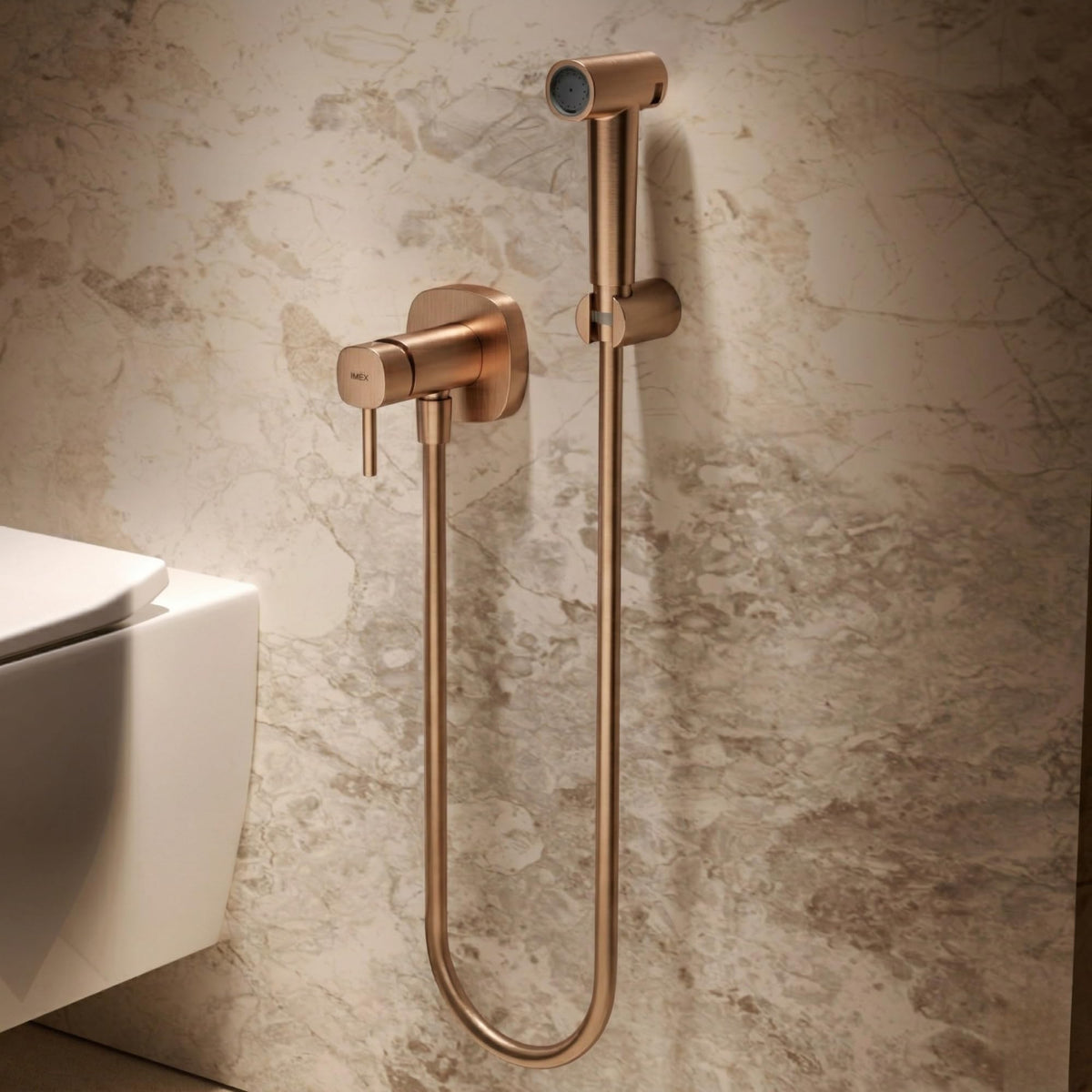 DUCHA HIGIÉNICA EMPOTRADA PARA WC SERIE TOSCANA