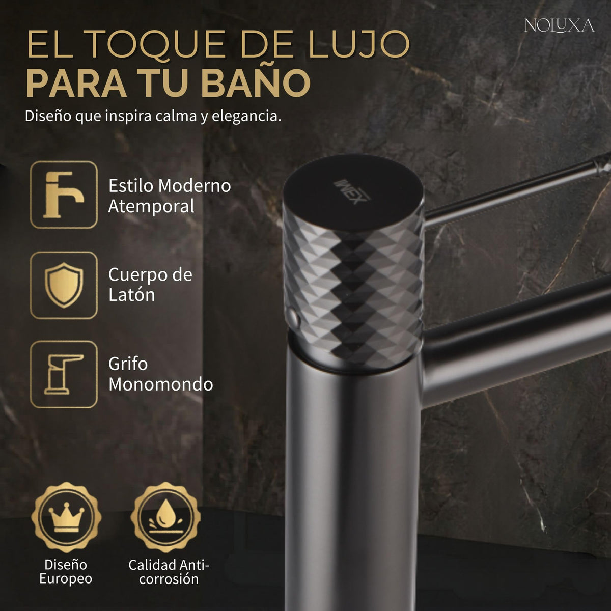 Low-spout single-lever basin mixer GÉNOVA SERIES