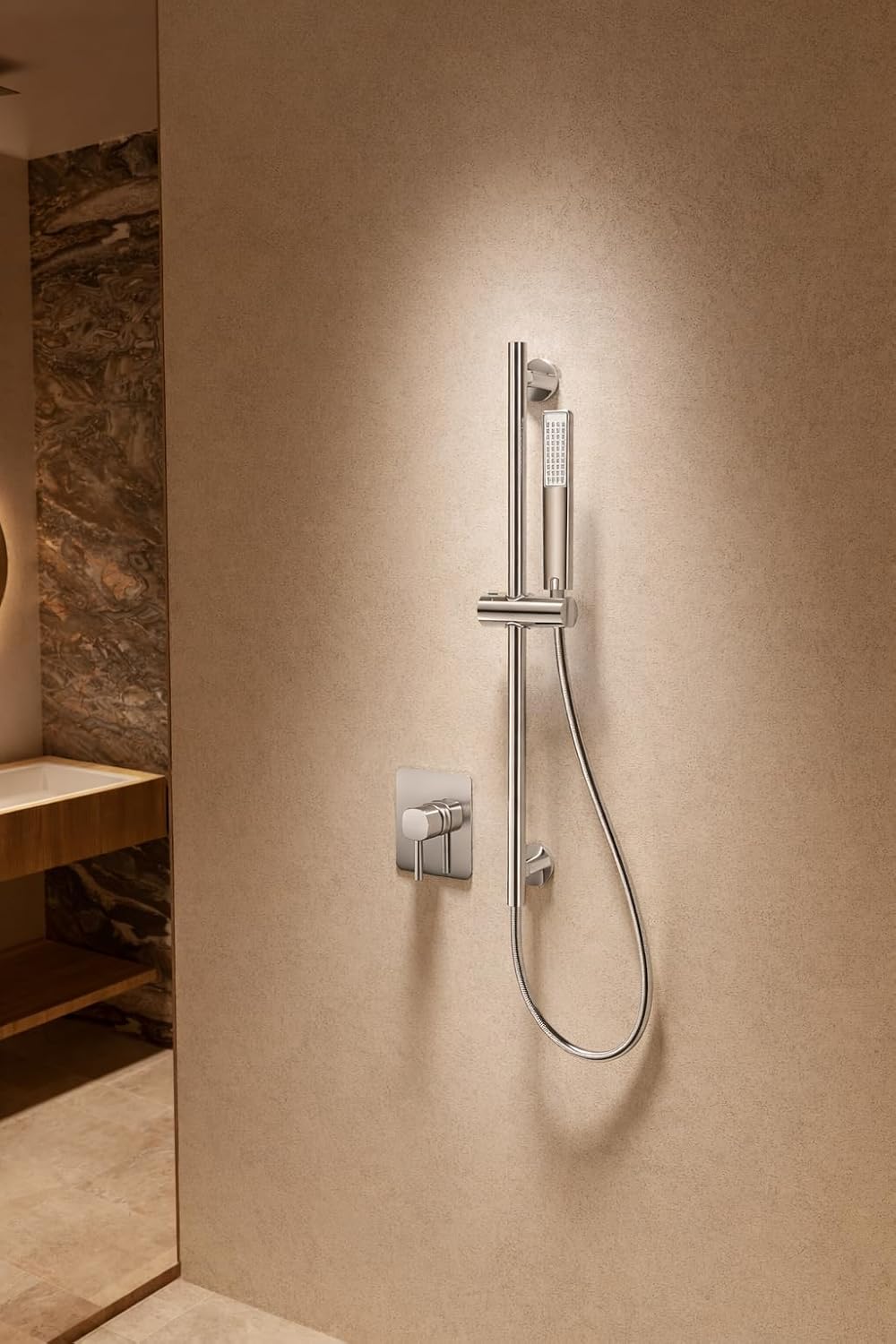 CONCEALED SHOWER 1-OUTLET TOSCANA SERIES (WITHOUT OVERHEAD SHOWER HEAD)