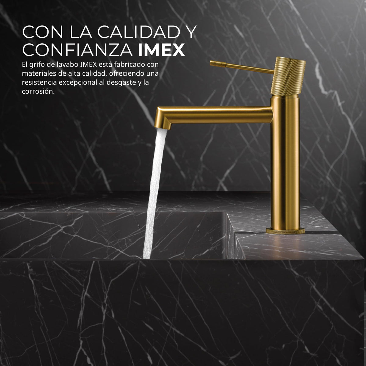 Miscelatore monocomando per lavabo con canna bassa Serie LINE