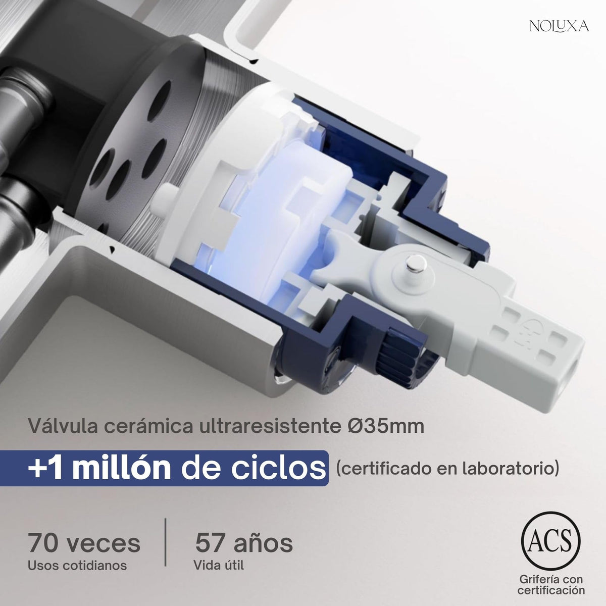 GRIFO DE COCINA EXTRAÍBLE CON DIFUSOR SERIE OPORTO