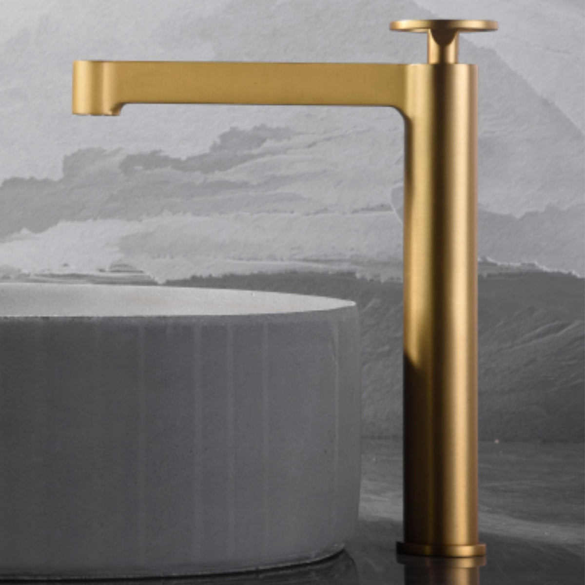 GRIFO LAVABO CAÑO ALTO MONOMANDO SERIE OLIMPO