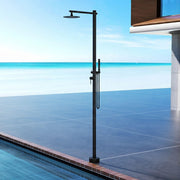 DUCHA PISCINA EXTERIOR EN ACERO INOX. S.316 SERIE KANSAS