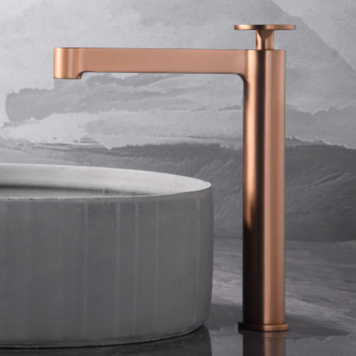 GRIFO LAVABO CAÑO ALTO MONOMANDO SERIE OLIMPO