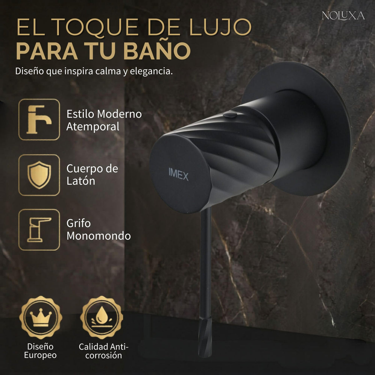 GRIFO LAVABO EMPOTRADO MONOMANDO SERIE BLESS