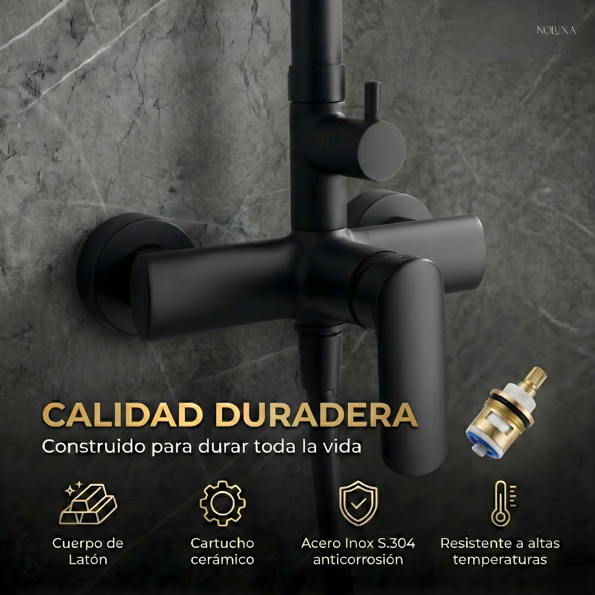 COLUMNA DE DUCHA MONOMANDO SERIE URAL