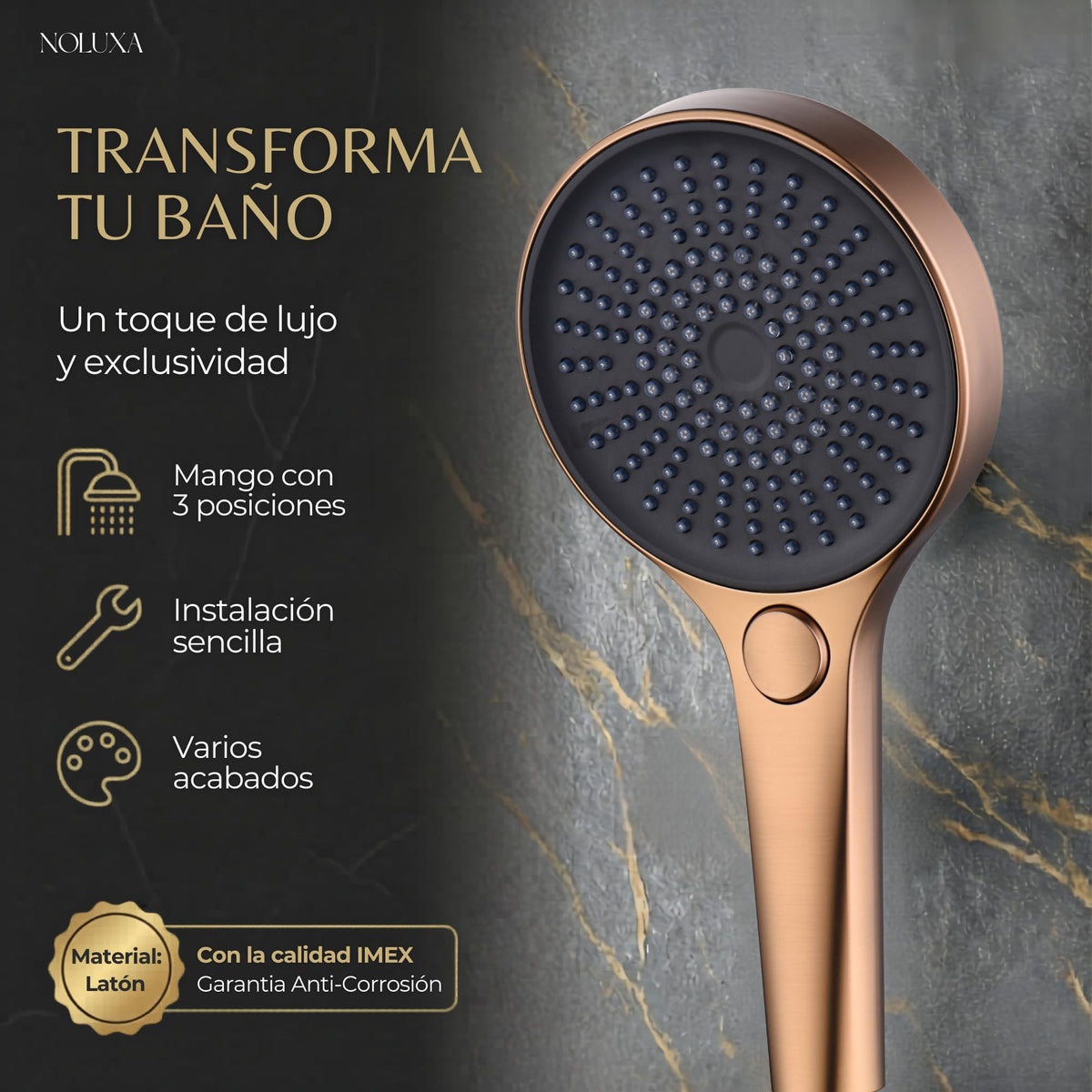 DUCHA EMPOTRADA TERMOSTÁTICA SERIE BOLONIA