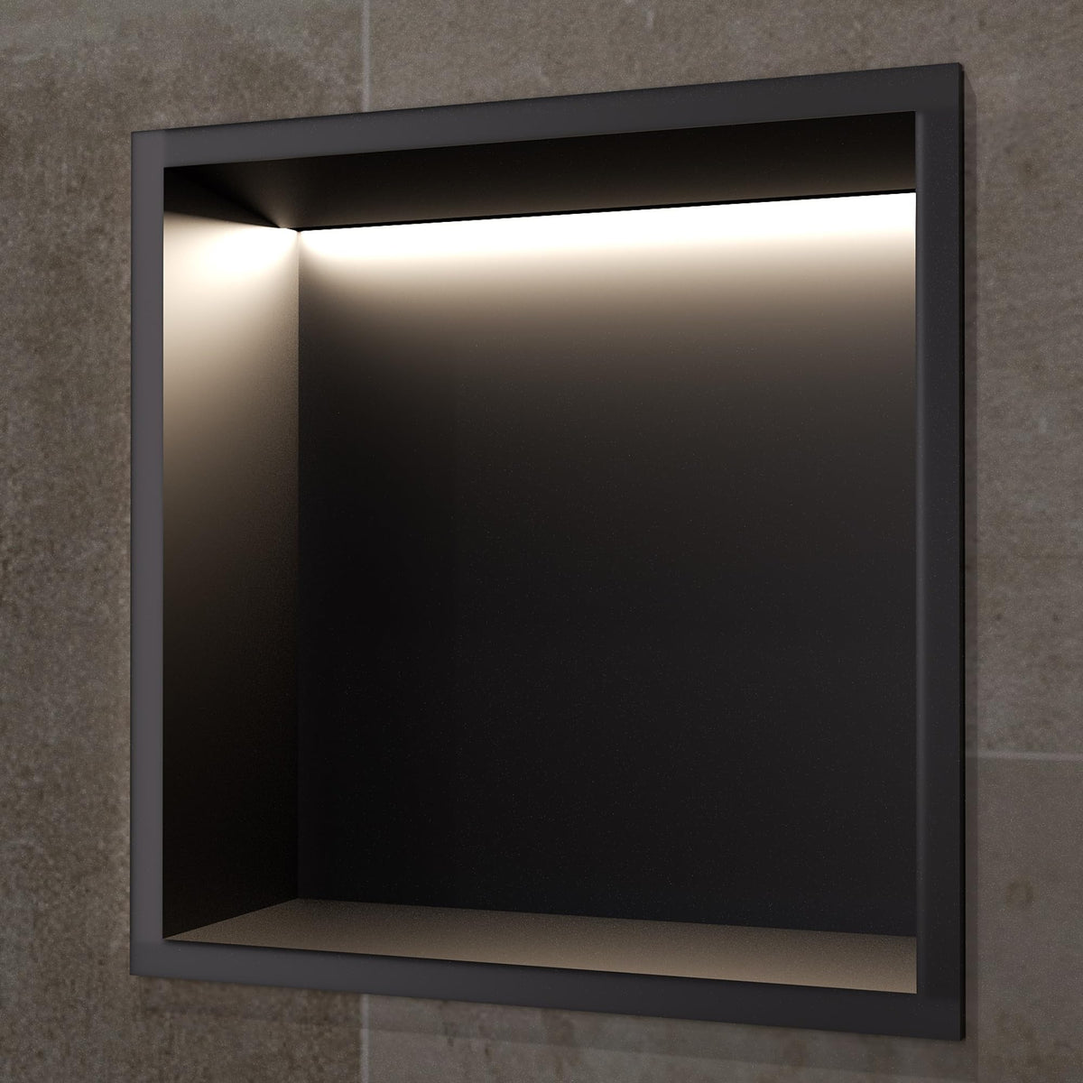 HORNACINA CUADRADA 33X33CM CON LUZ LED SERIE INDIC