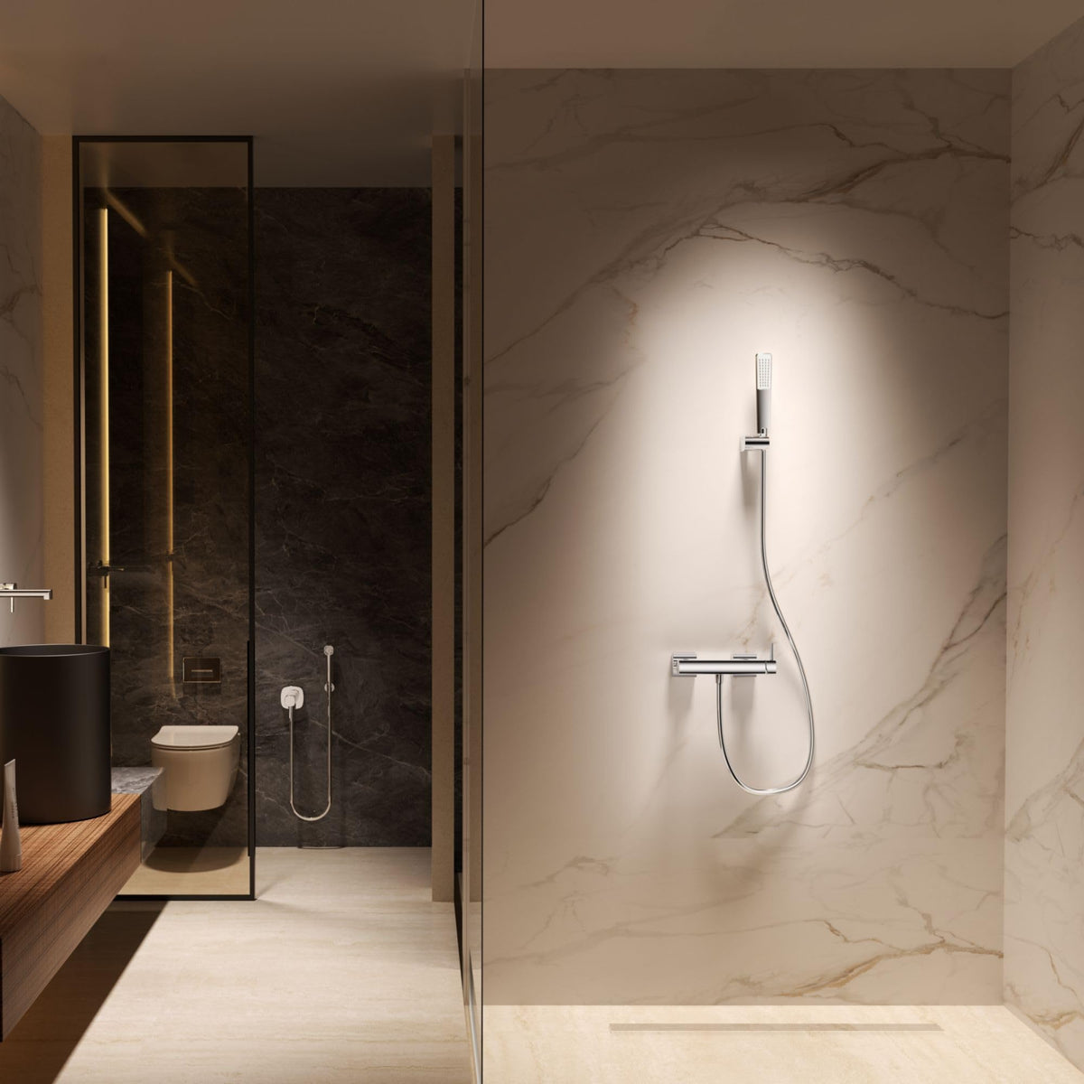 SINGLE-LEVER SHOWER MIXER TOSCANA SERIES