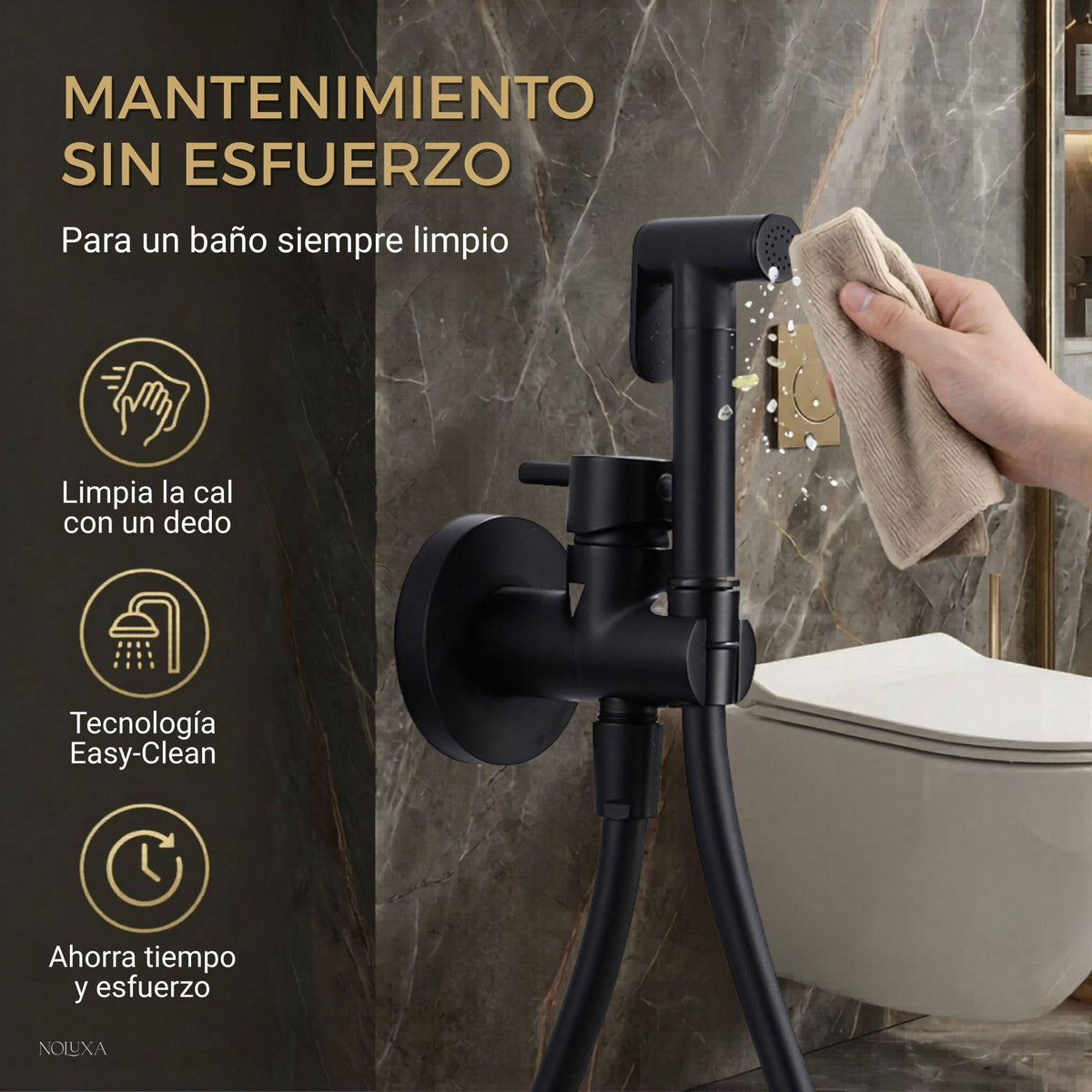 DUCHA HIGIÉNICA EMPOTRADA PARA WC SERIE MÚNICH