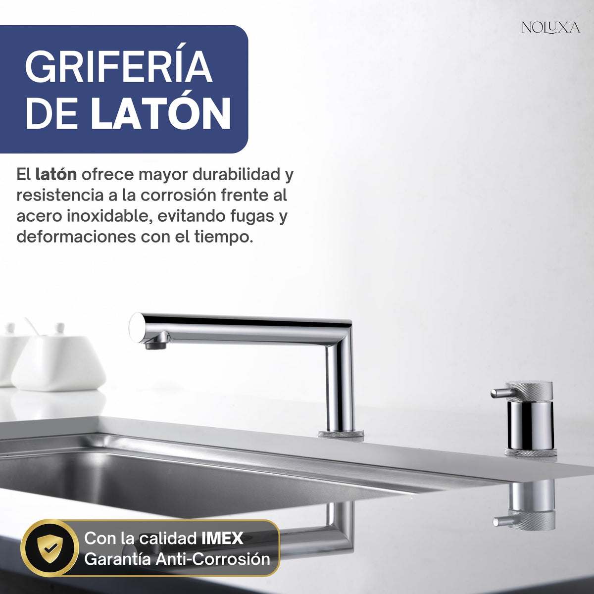 GRIFERÍA DE COCINA ESCAMOTEABLE SERIE ÍTACA