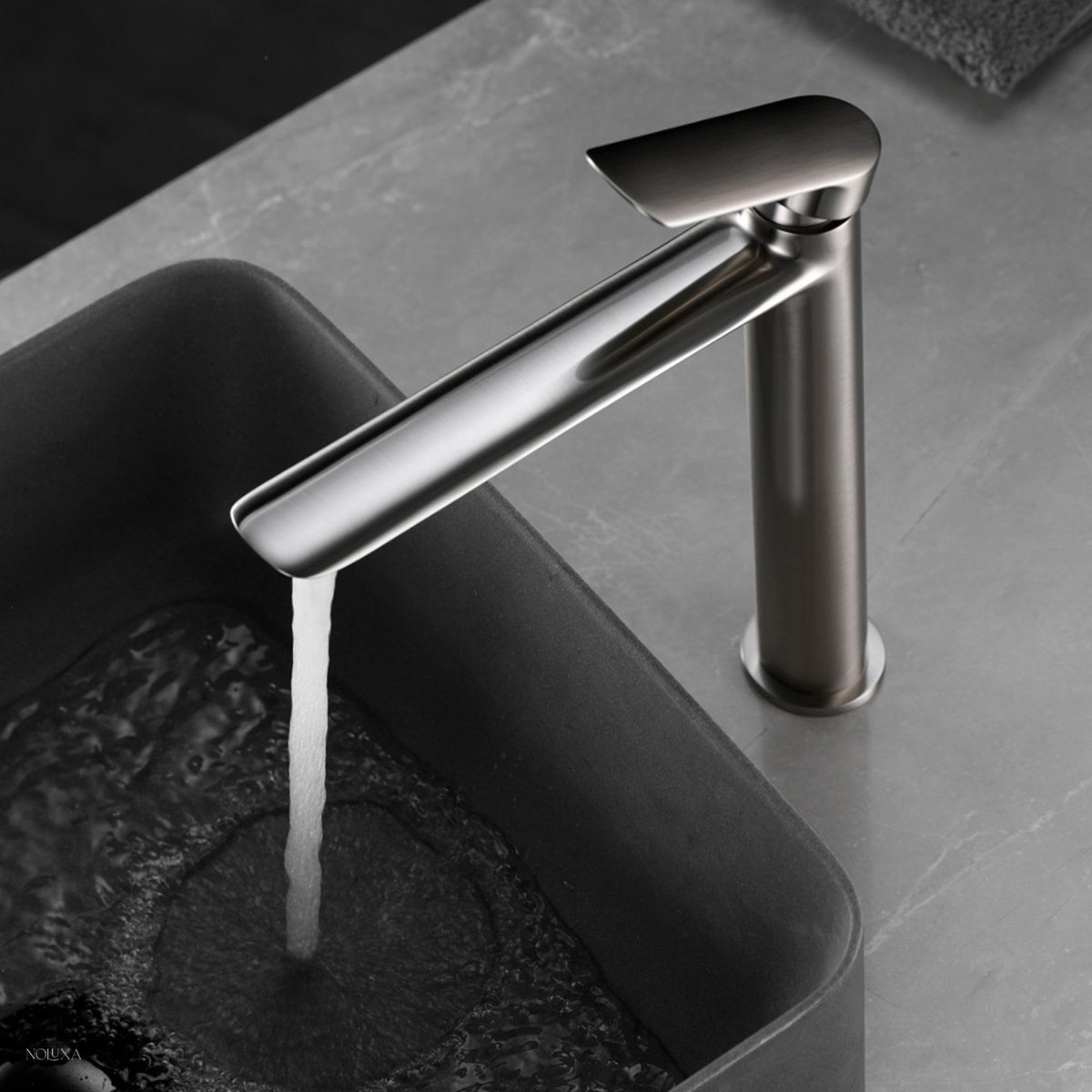 GRIFO LAVABO CAÑO ALTO MONOMANDO SERIE URAL